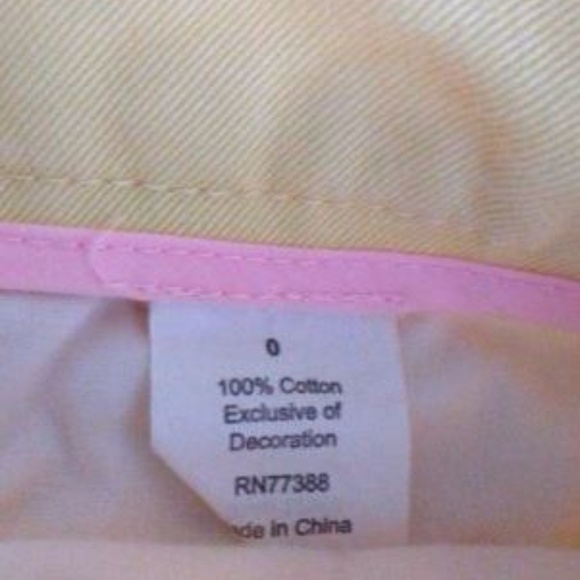 J.Crew Yellow City Fit Chino Shorts Anchor 0 - Picture 3 of 8